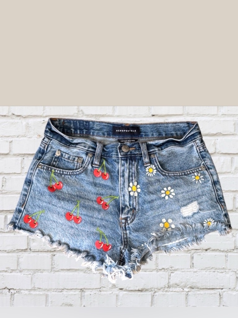 Aeropostale Vintage High Rise Shorty Short | Size 4